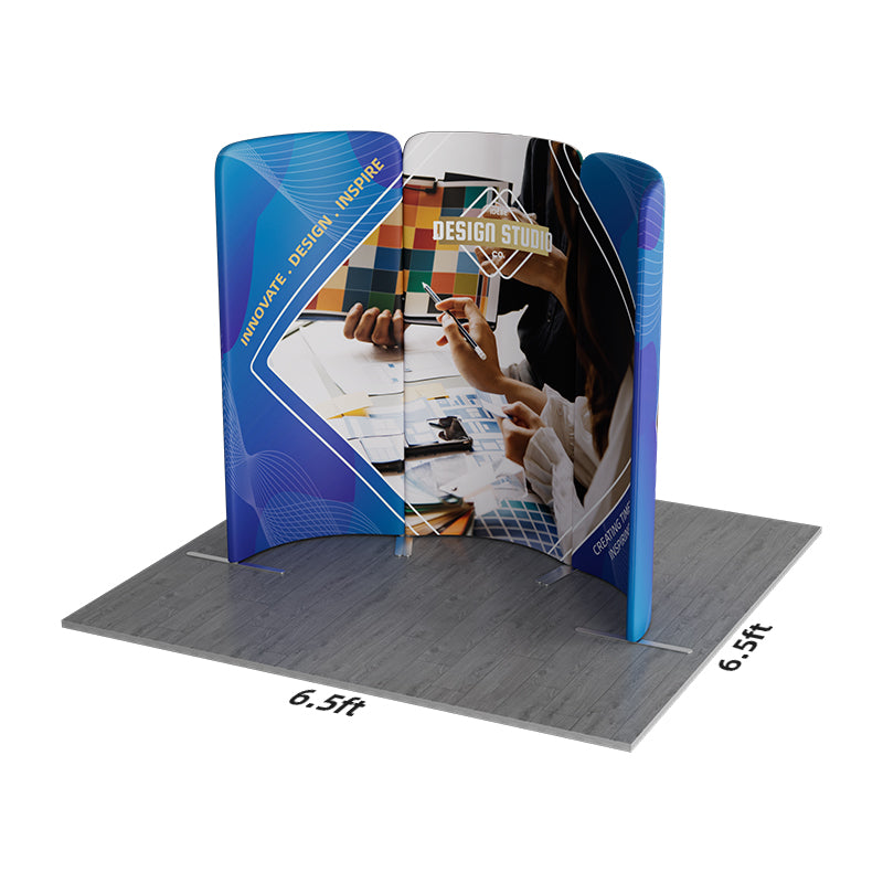 Load image into Gallery viewer, 6.5x6.5ft Magnetic Modular Fabric Displays-B