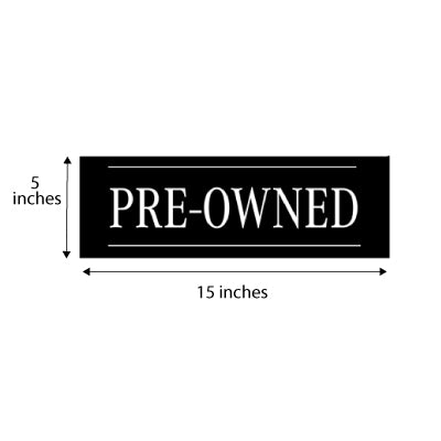Load image into Gallery viewer, Luxury "Pre-Owned" Decal (12)