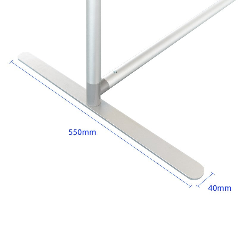 Load image into Gallery viewer, Magnetic straight fabric banner stand showcasing a sleek, portable display with a fabric graphic and magnetic frame for easy setup.