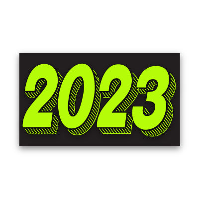 Load image into Gallery viewer, Neon Green Year Model Sign