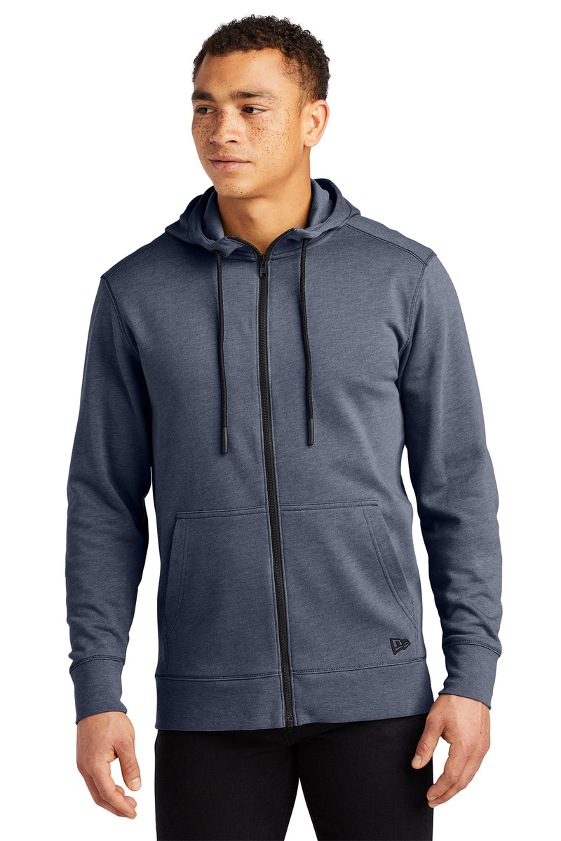 Load image into Gallery viewer, New Era® Tri-Blend Fleece Full-Zip Hoodie
