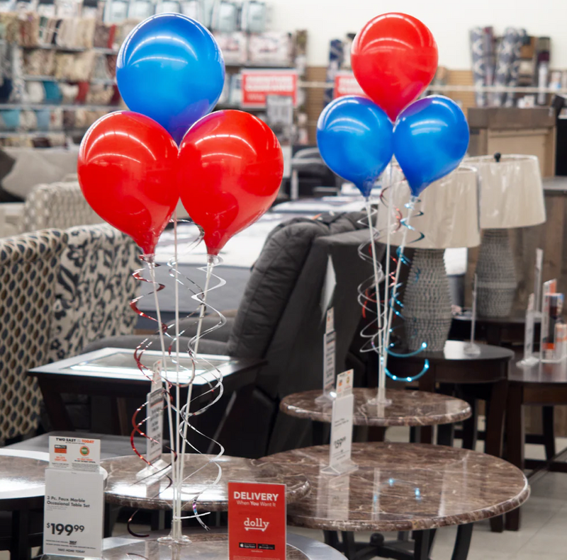 Load image into Gallery viewer, PermaShine® 3-Balloon Bouquet Table Top Kit
