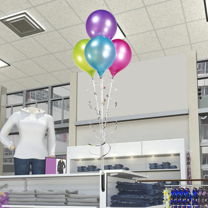 Load image into Gallery viewer, PermaShine® 4-Balloon Bouquet Magnetic Bracket Kit