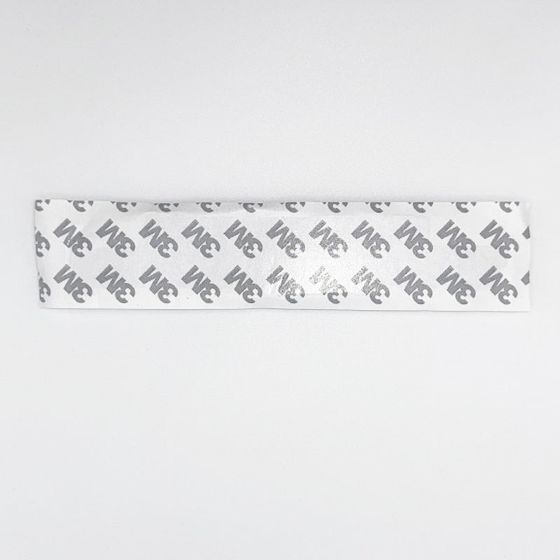 Load image into Gallery viewer, White premium plastic rear deck badge with 3M® tape for easy attachment, designed for vehicle customization.