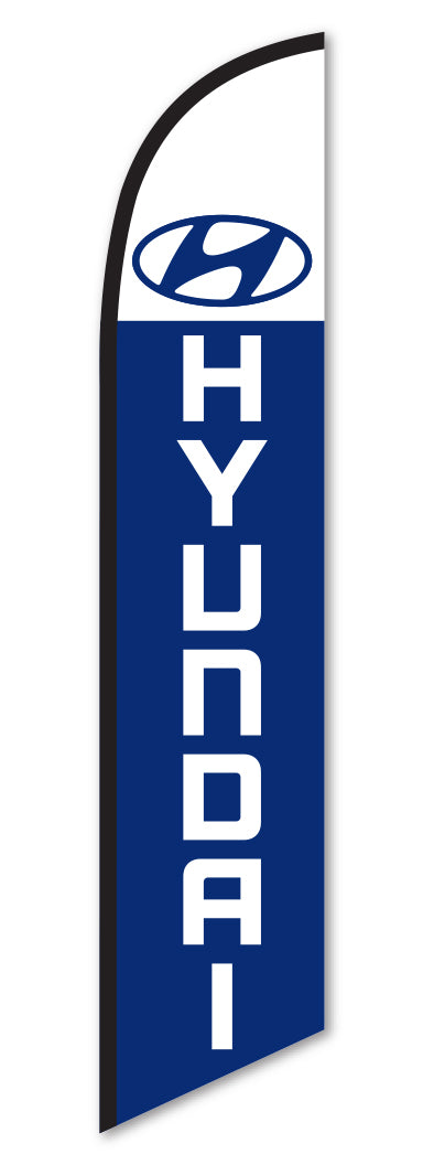 Load image into Gallery viewer, Premium Swooper Flag - Hyundai