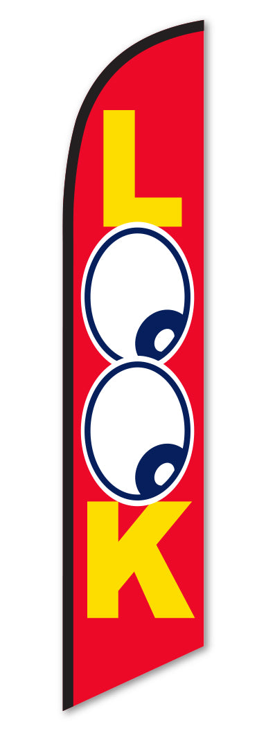 Load image into Gallery viewer, Premium Swooper Flag - Look