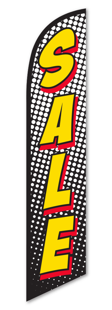 Load image into Gallery viewer, Premium Swooper Flag - Sale (Red & Yellow)