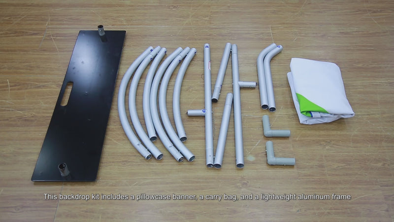 Load and play video in Gallery viewer, EZ Extend Heart Shaped Backdrop