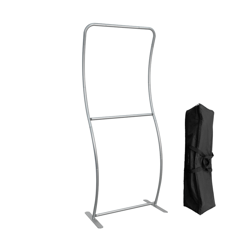 Load image into Gallery viewer, S Shaped Fabric Banner Stand