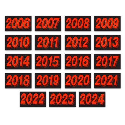 Load image into Gallery viewer, Fire Red Year Model Sign
