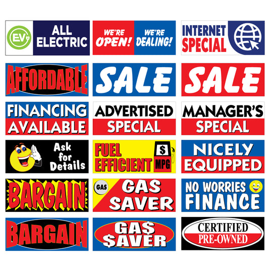 Windshield Banner Slogans