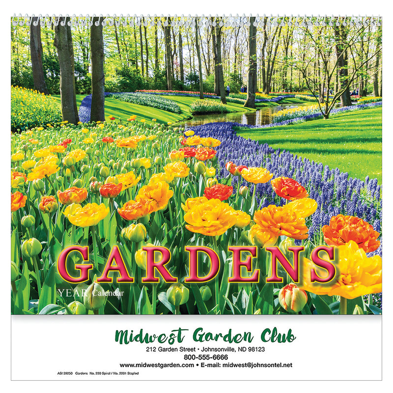 Load image into Gallery viewer, 2026 Gardens Wall Calendar - Spiral
