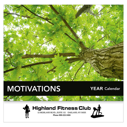 2026 Motivation Wall Calendar - Stapled