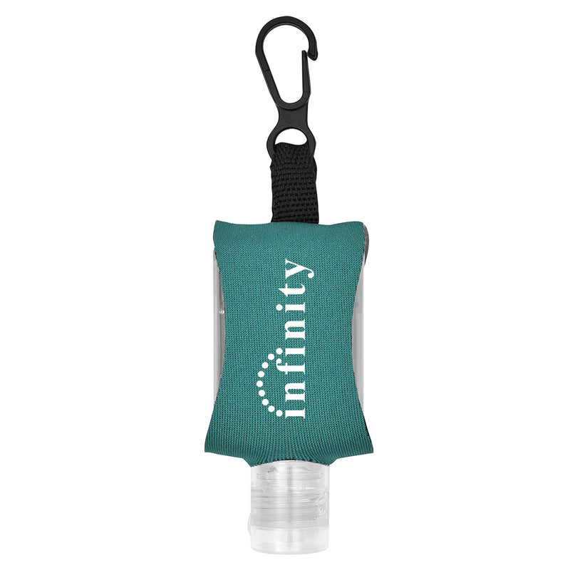 Load image into Gallery viewer, 1 oz. Hand Sanitizer With EVA CASE AND CLIP
