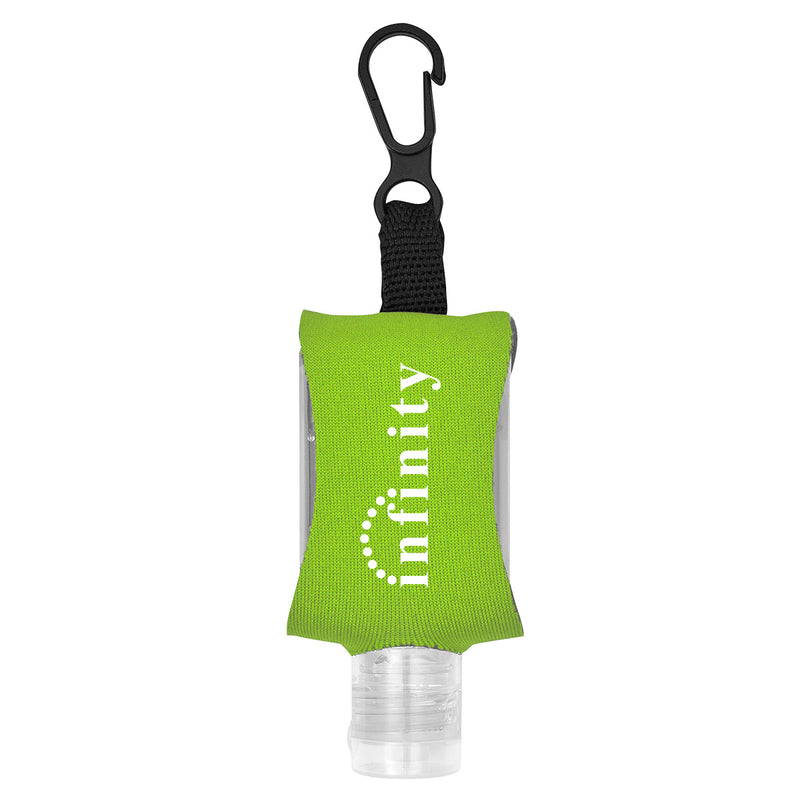 Load image into Gallery viewer, 1 oz. Hand Sanitizer With EVA CASE AND CLIP
