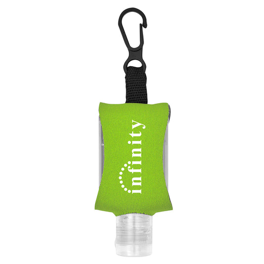 1 oz. Hand Sanitizer With EVA CASE AND CLIP