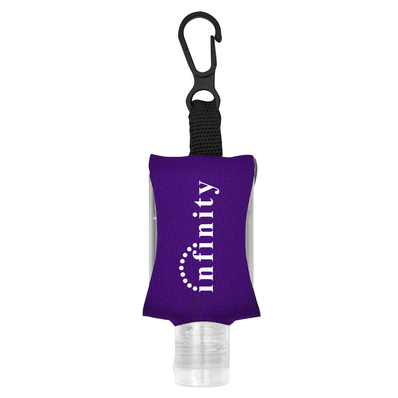 Load image into Gallery viewer, 1 oz. Hand Sanitizer With EVA CASE AND CLIP
