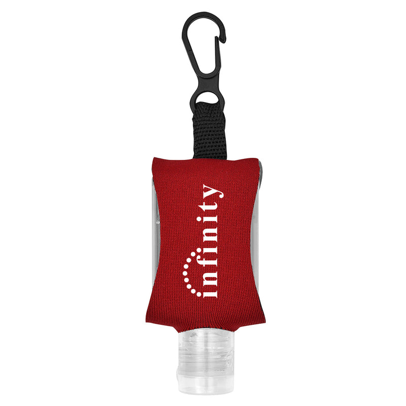 Load image into Gallery viewer, 1 oz. Hand Sanitizer With EVA CASE AND CLIP
