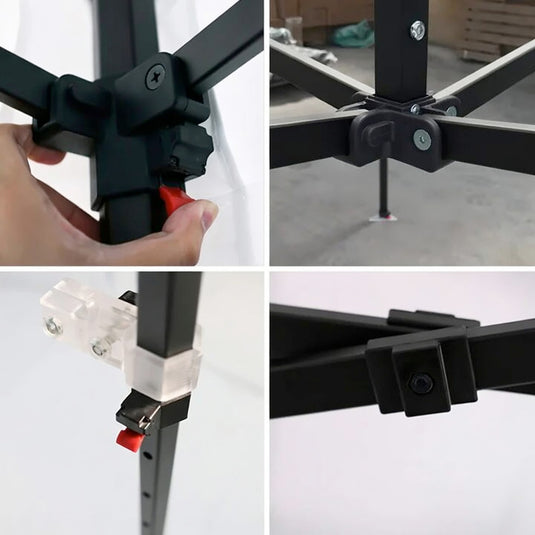 10' x 15' Pop-Up Tent Frame Only (Black)