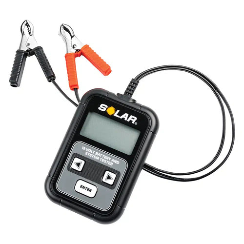 Solar® 12 Volt Digital Battery And System Tester