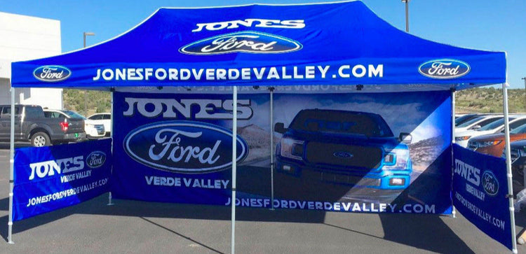 Customized Canopy Tent Displays