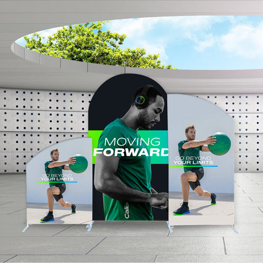7 FT Backwall Trio Kit B (Set of 3 Signs )
