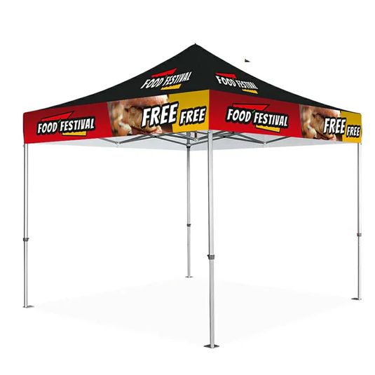 10' x 10' Custom Pop-Up Tent Canopy