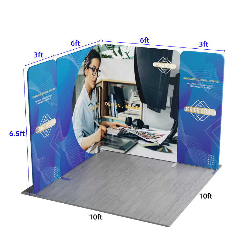 Load image into Gallery viewer, 10x10ft Magnetic Modular Fabric Displays-A
