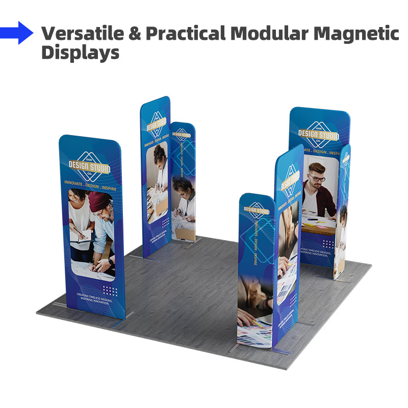 Load image into Gallery viewer, 10x10ft Magnetic Modular Fabric Displays-D
