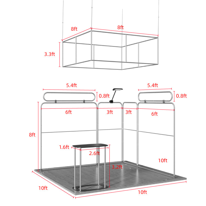 Load image into Gallery viewer, 10x10ft  Showroom Display Kit - B1
