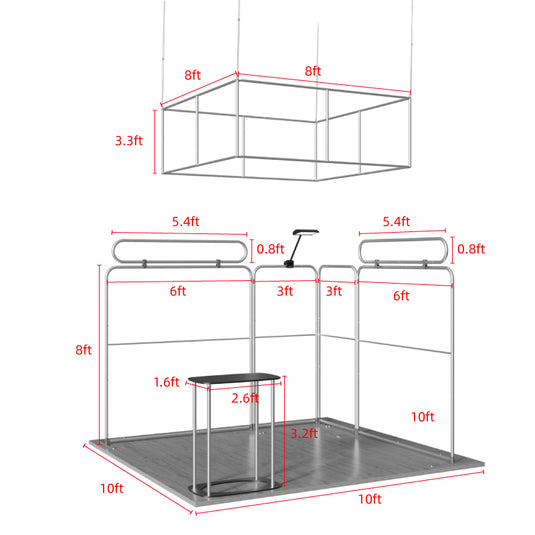 10x10ft  Showroom Display Kit - B1