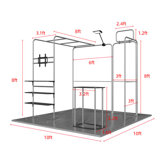 10x10ft  Showroom Display Kit - B3