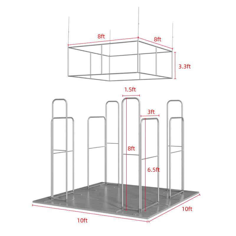Load image into Gallery viewer, 10x10ft  Showroom Display Kit - B4
