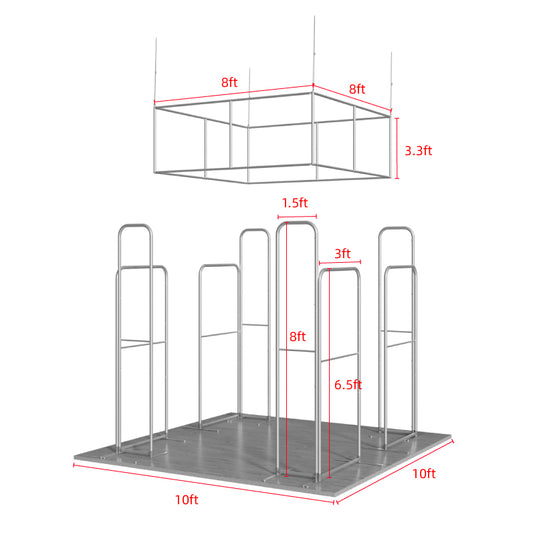 10x10ft  Showroom Display Kit - B4