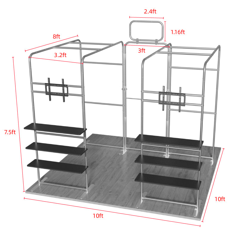 Load image into Gallery viewer, 10x10ft  Showroom Display Kit - C1
