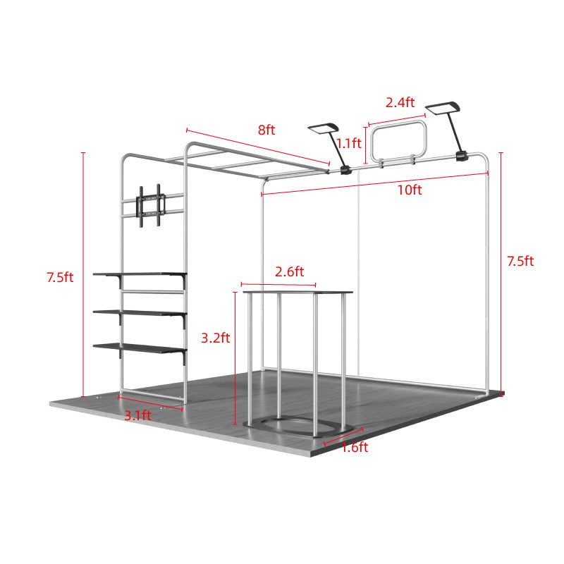 Load image into Gallery viewer, 10x10ft Trade Showroom Display - A1

