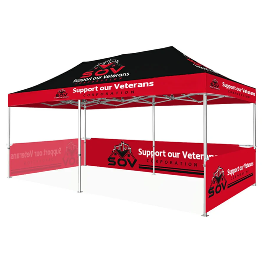10' x 20' Custom Pop-Up Tent Canopy