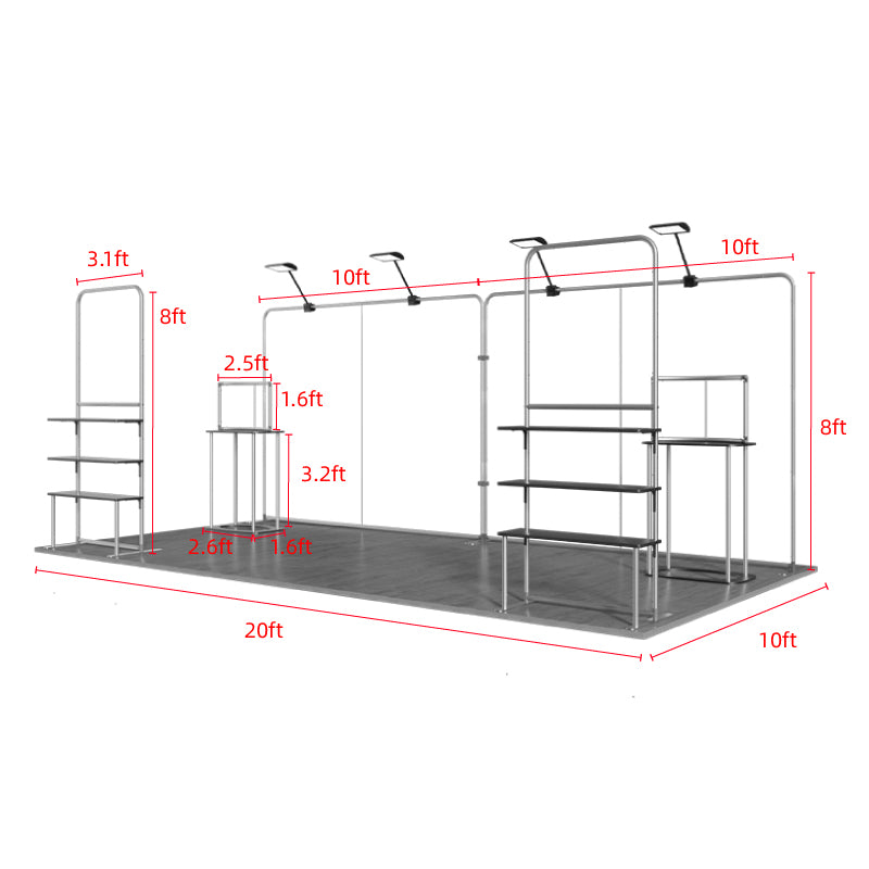 Load image into Gallery viewer, 10x20ft Showroom Display Kit - A2
