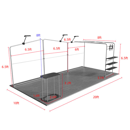 10x20ft Showroom Display Kit - C1