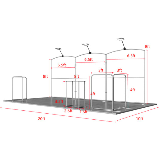 10x20ft Showroom Display Kit - C2