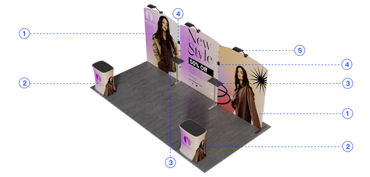 10x20ft Showroom Display Kit - C4