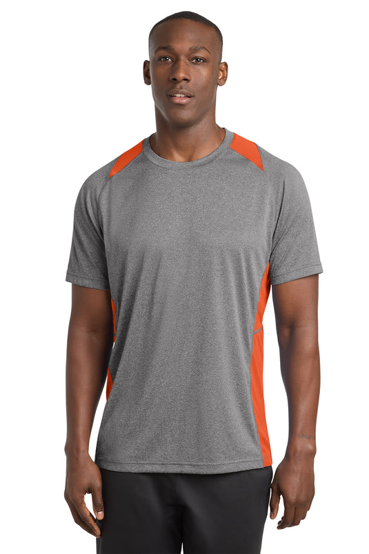 Sport-Tek® Heather Colorblock Contender™ Tee
