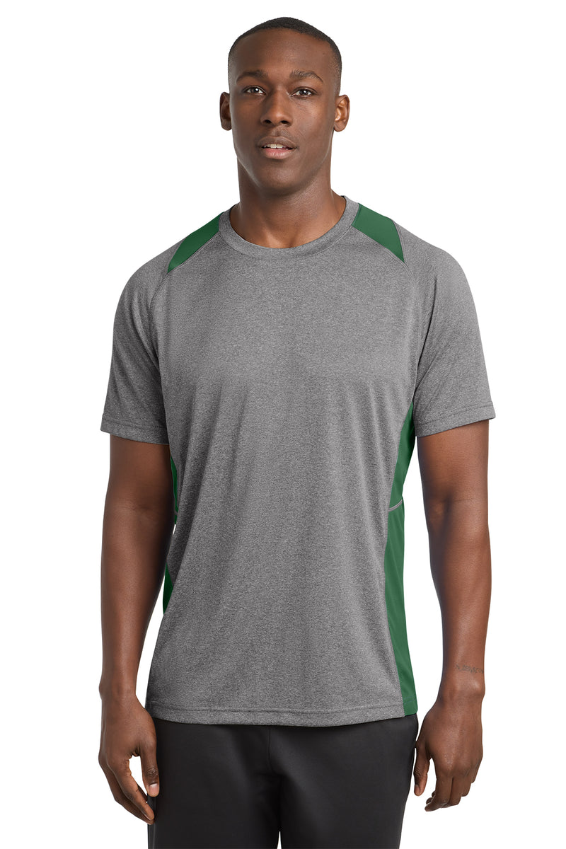 Load image into Gallery viewer, Sport-Tek® Heather Colorblock Contender™ Tee
