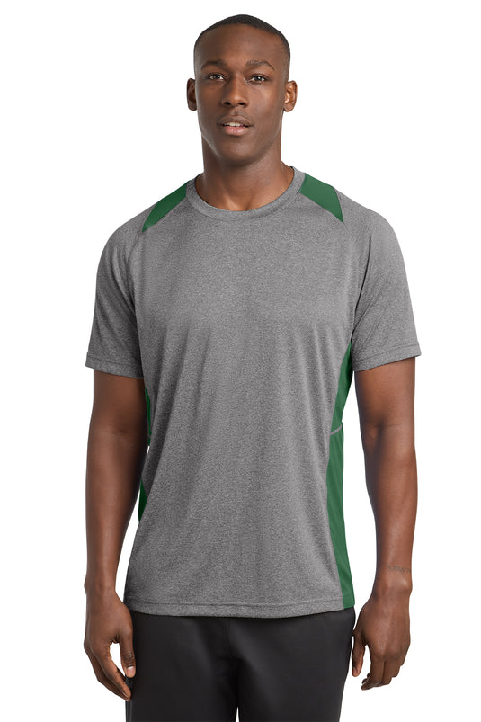 Sport-Tek® Heather Colorblock Contender™ Tee