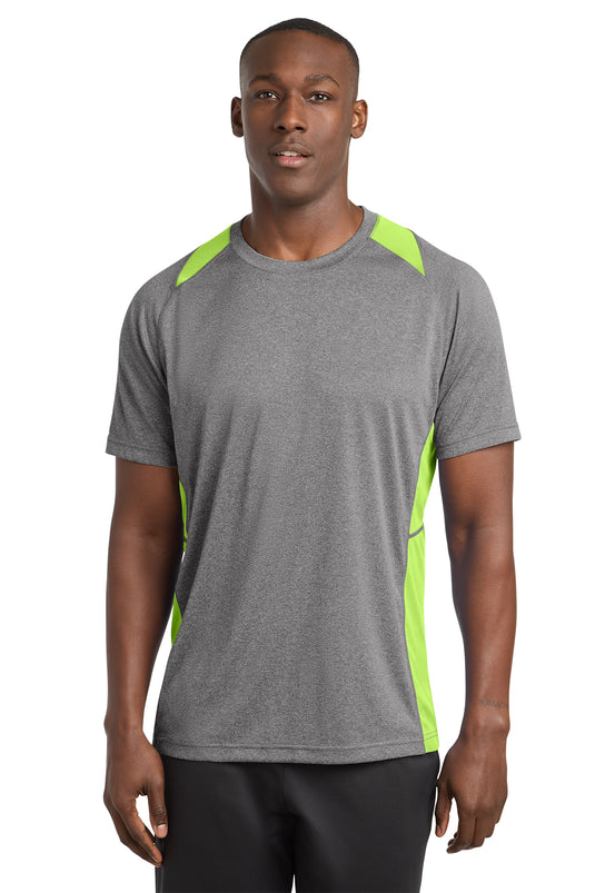 Sport-Tek® Heather Colorblock Contender™ Tee
