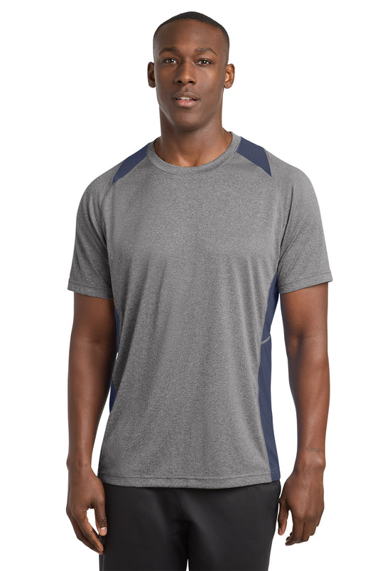 Sport-Tek® Heather Colorblock Contender™ Tee