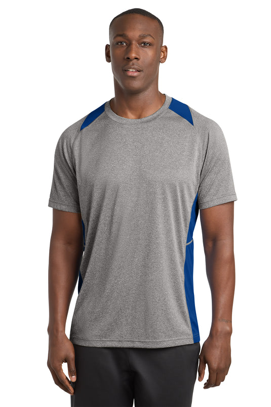 Sport-Tek® Heather Colorblock Contender™ Tee