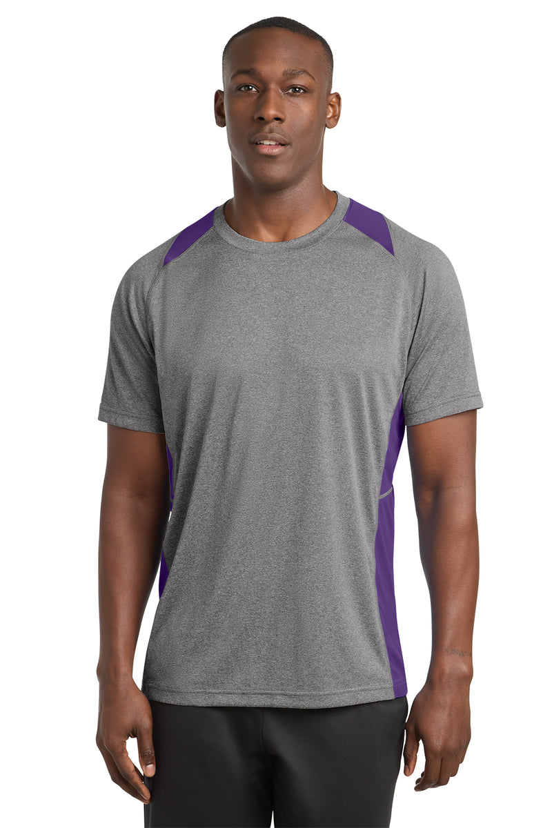 Load image into Gallery viewer, Sport-Tek® Heather Colorblock Contender™ Tee

