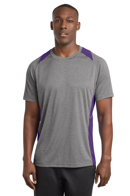 Sport-Tek® Heather Colorblock Contender™ Tee