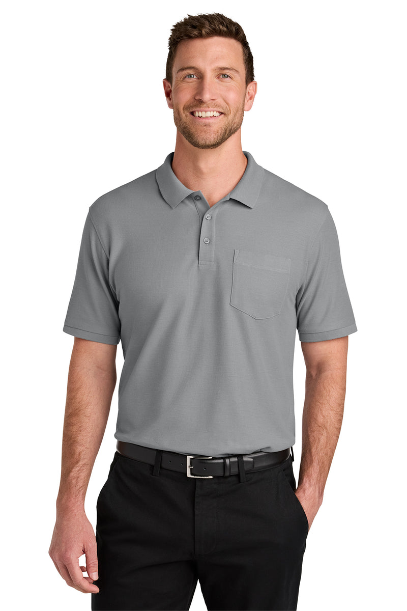 Load image into Gallery viewer, Port Authority® Wearever Signature Pique Pocket Polo
